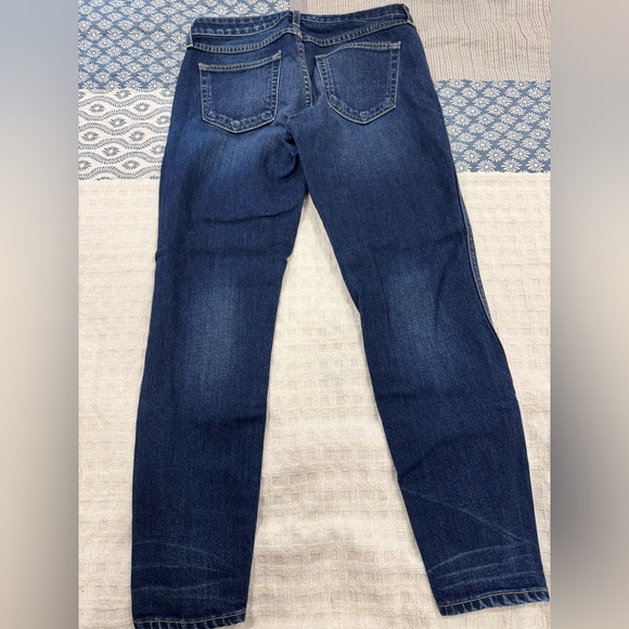 NWOT AMO Twist True Blue Designer Cropped Jeans, Size 29 - Picture 8 of 12